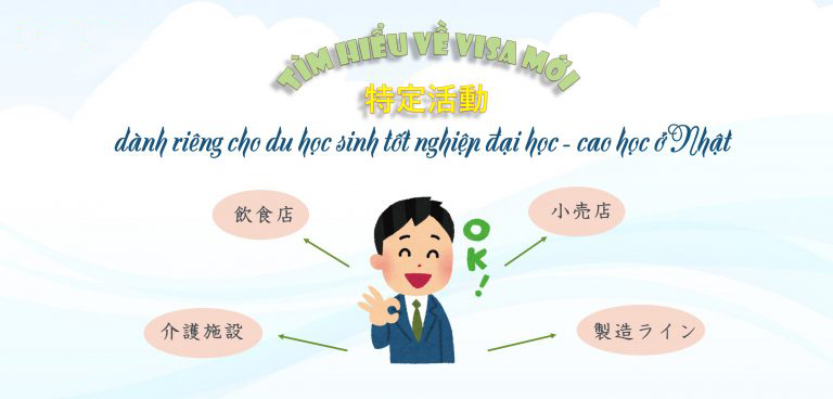 Tìm hiểu về visa hoạt động đặc biệt mới dành riêng cho du học sinh tốt nghiệp Đại học – Cao học ở Nhật