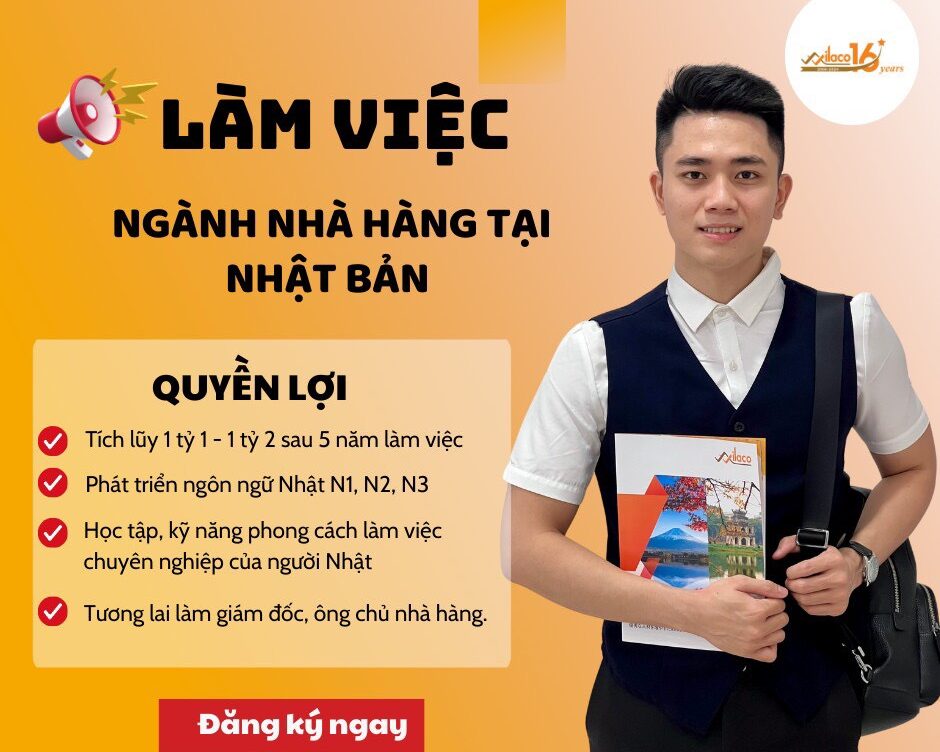 67/2025 TBTD-VLC: Thông báo tuyển dụng Đơn hàng Đặc định ngành Nhà hàng tại tỉnh Tokyo, kangawa – Nhật Bản