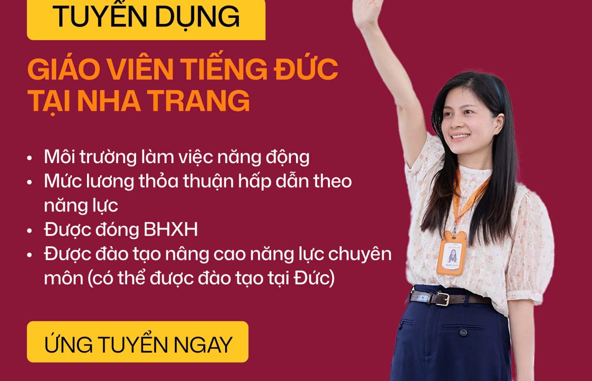 Tuyển dụng giáo viên tiếng Đức