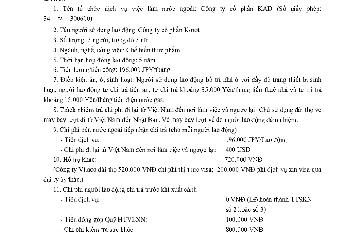 PTL 2024-33467 QLLĐNN-ĐKHĐ của Cục QLLĐ ngoài nước