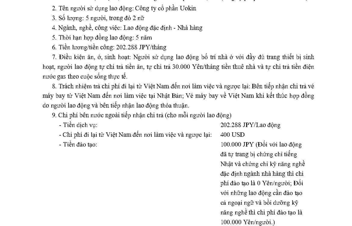 PTL 2025-13110 QLLĐNN-ĐKHĐ của Cục QLLĐ ngoài nước